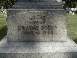Marie A <I>Strickler</I> Dodge 