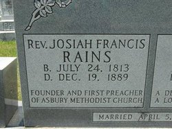 Rev Josiah Francis “Preacher Jo Rains” Rains 