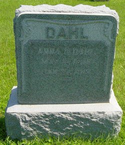 Anna P <I>Plummer</I> Dahl 