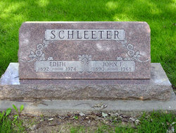 Edith Luella <I>Brader</I> Schleeter 