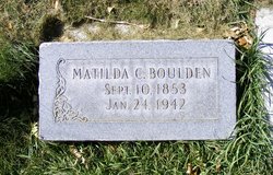 Matilda Caroline <I>Curtis</I> Boulden 
