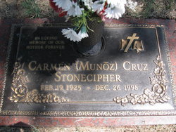 Carmen <I>Aguilera Munoz Cruz</I> Stonecipher 