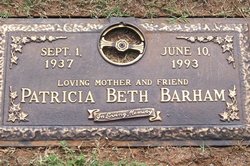 Patricia Beth “Patsy” <I>Hill</I> Barham 