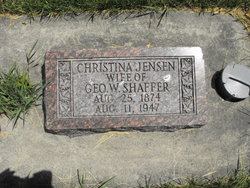 Christina <I>Jensen</I> Shaffer 