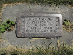Bertha Serina <I>Peterson</I> Jensen 
