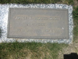 Joyce Katherine <I>Grissom</I> Householder 