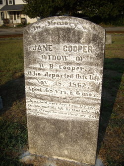Jane <I>Townsend</I> Cooper 