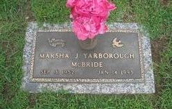 Marsha J <I>Yarborough</I> McBride 