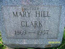 Mary Jane <I>Hill</I> Clark 