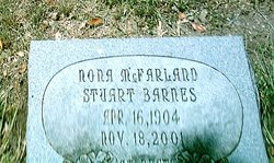 Nora McFarland <I>Stuart</I> Barnes 