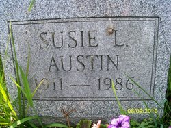 Susie Laura <I>McFarland</I> Austin 