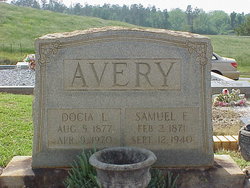 Docia Lena T <I>Robertson</I> Avery 