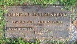 Bernice A. <I>Parker</I> Faulkenberry 
