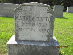Mahala “Mahalie” <I>Tidwell</I> Clifton 