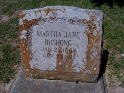 Martha Jane <I>Crawford</I> Bushong 