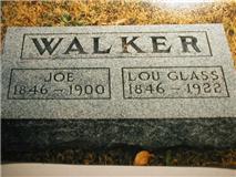 Lucinda Louisiana “Lou” <I>Glass</I> Walker 