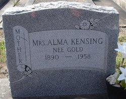 Alma <I>Gold</I> Kensing 