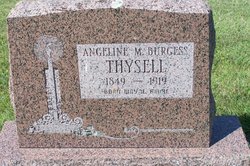 Angeline Martha “Lina” <I>Burgess</I> Thysell 