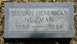Beulah <I>Hendricks</I> Nuzman 