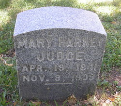 Mary <I>Harney</I> Judge 
