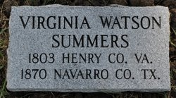 Virginia <I>Watson</I> Summers 