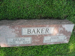 Helen Esther <I>Dilley</I> Baker 