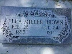 Cecilia Ella <I>Miller</I> Brown 