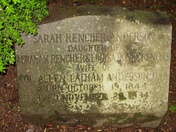 Sarah Douglas <I>Rencher</I> Anderson 