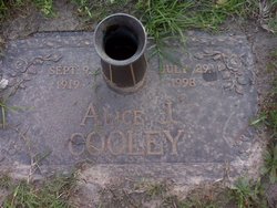 Alice Josephine <I>Scott</I> Cooley 