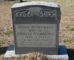 Annie Ruth <I>Bass</I> Ammons 