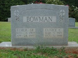 Eunice Alma <I>Coley</I> Bowman 
