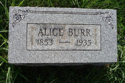 Alice <I>Clark</I> Burr 