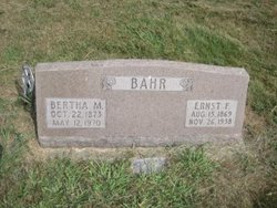 Bertha M. <I>Krueger</I> Bahr 