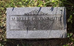 Mary Belle <I>Craft</I> Crosswhite 