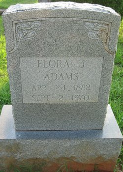 Flora Lee <I>Jones</I> Adams 