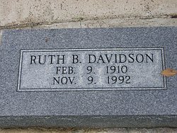 Ruth B <I>Rouch</I> Davidson 
