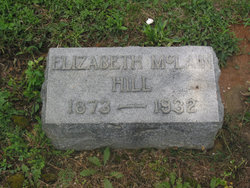 Ella Elizabeth <I>McLain</I> Hill 