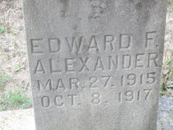 Edward Frank Alexander 