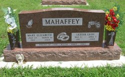 Mary Elizabeth <I>Glidewell</I> Mahaffey 