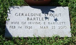 Geraldine <I>Strout</I> Bartlett 