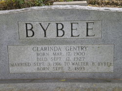 Clarinda <I>Gentry</I> Bybee 