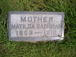 Matilda <I>Quaas</I> Bachman 