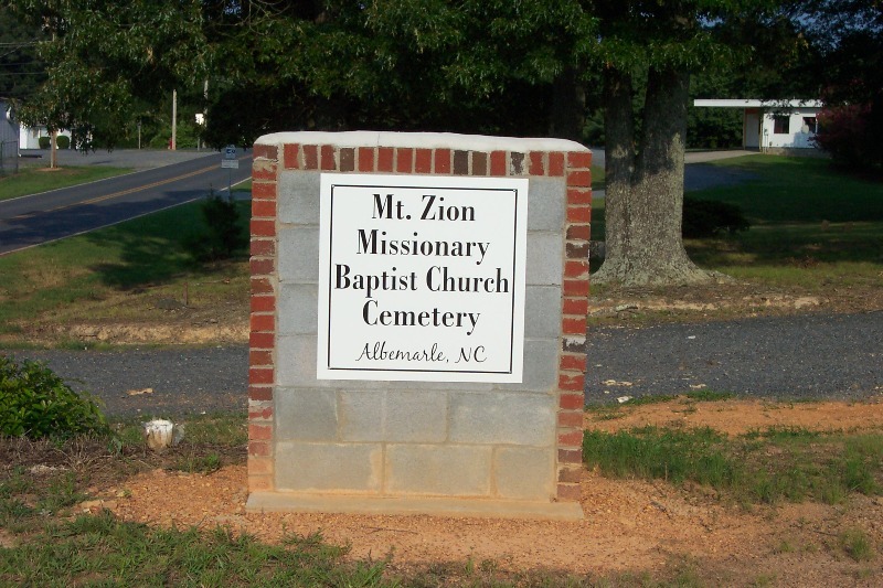 Mount Zion Missionary Baptist Church Cemetery