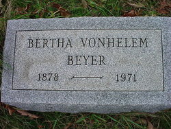 Bertha Von Helem Beyer 