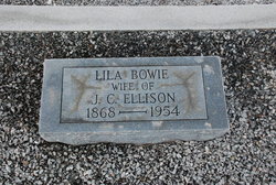 Lila Antoinette <I>Bowie</I> Ellison 