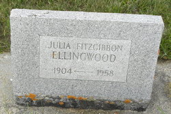 Julia E <I>Fitzgibbon</I> Ellingwood 
