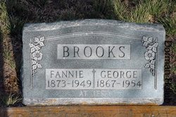 Frances Monroe “Fannie” <I>Stroope</I> Brooks 
