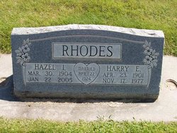 Hazel Inez <I>Forrey</I> Rhodes 
