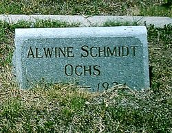 Alwine <I>Schmidt</I> Ochs 