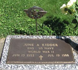 Ens June A. <I>Galster</I> Kidder 